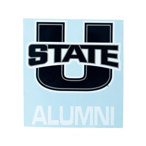 alumni u-state navy decal